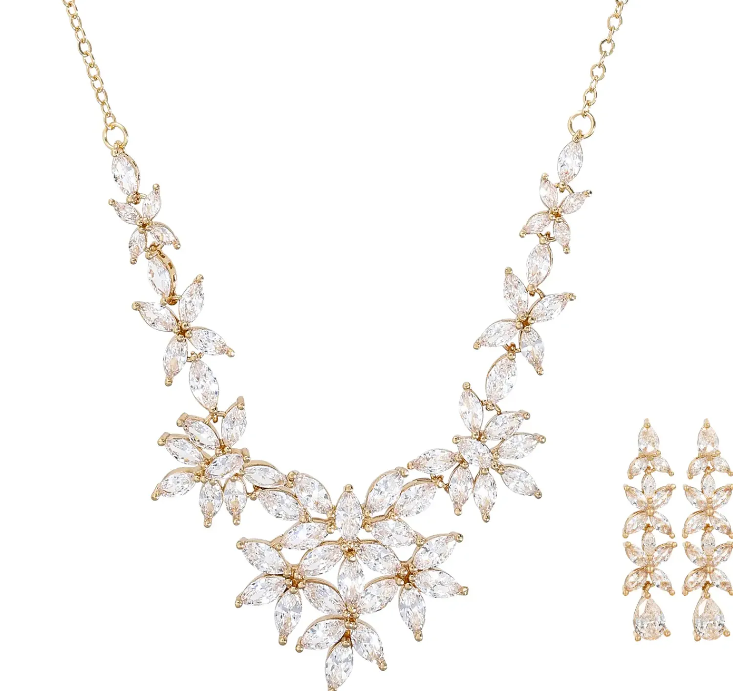 Bijou Brigitte Parure de bijoux - Sparkling Flowers Sale