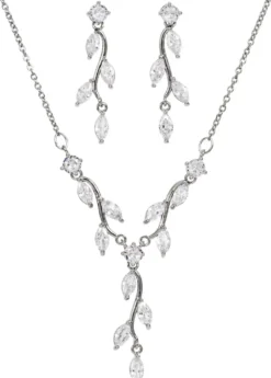 Bijou Brigitte Parure de bijoux - Sparkling Leaves New