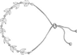 Bijou Brigitte Parure de bijoux - Zirconia Leaves Sale