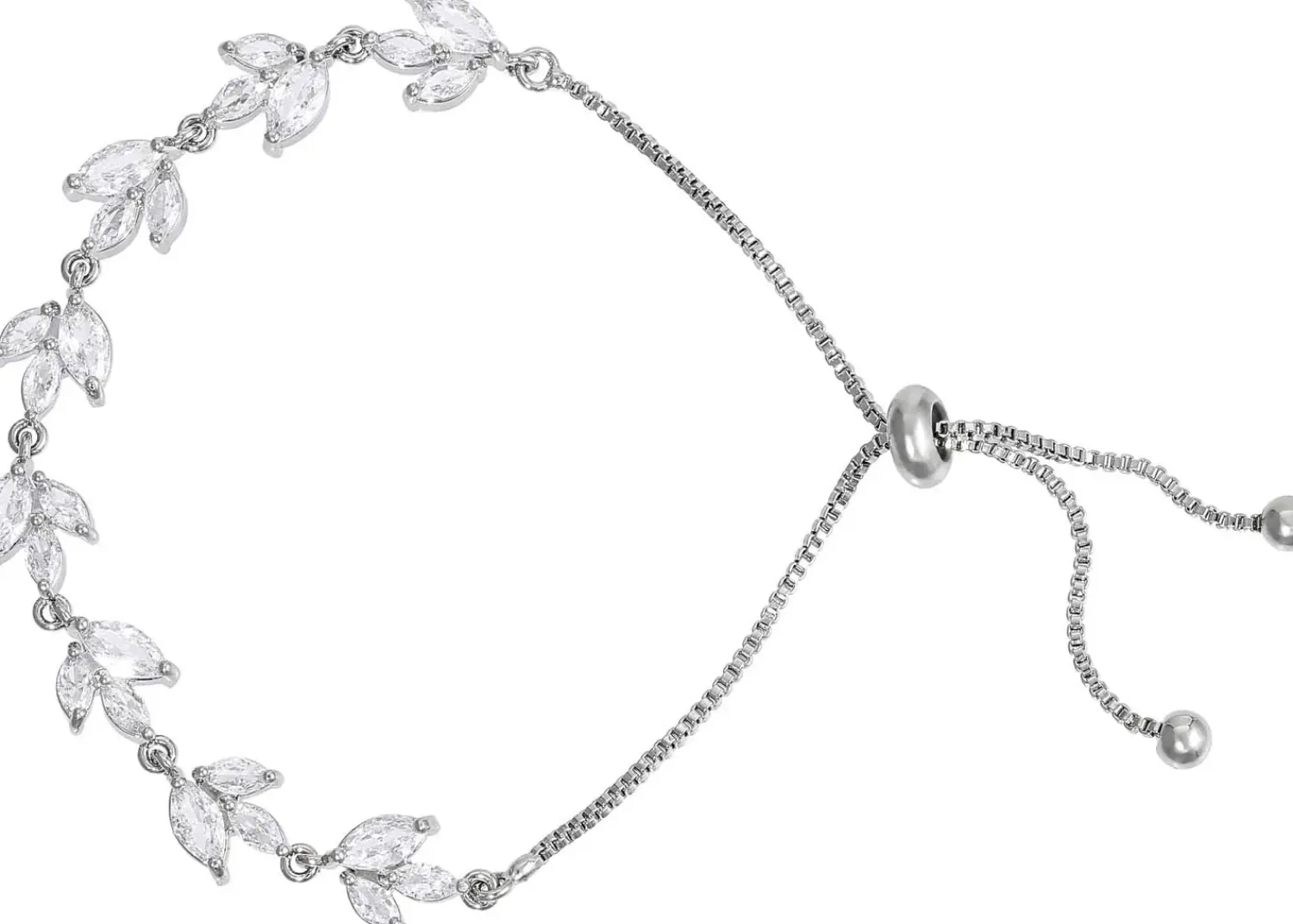 Bijou Brigitte Parure de bijoux - Zirconia Leaves Sale
