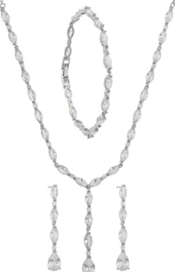 Bijou Brigitte Parure - Glamorous Zirkonia Best