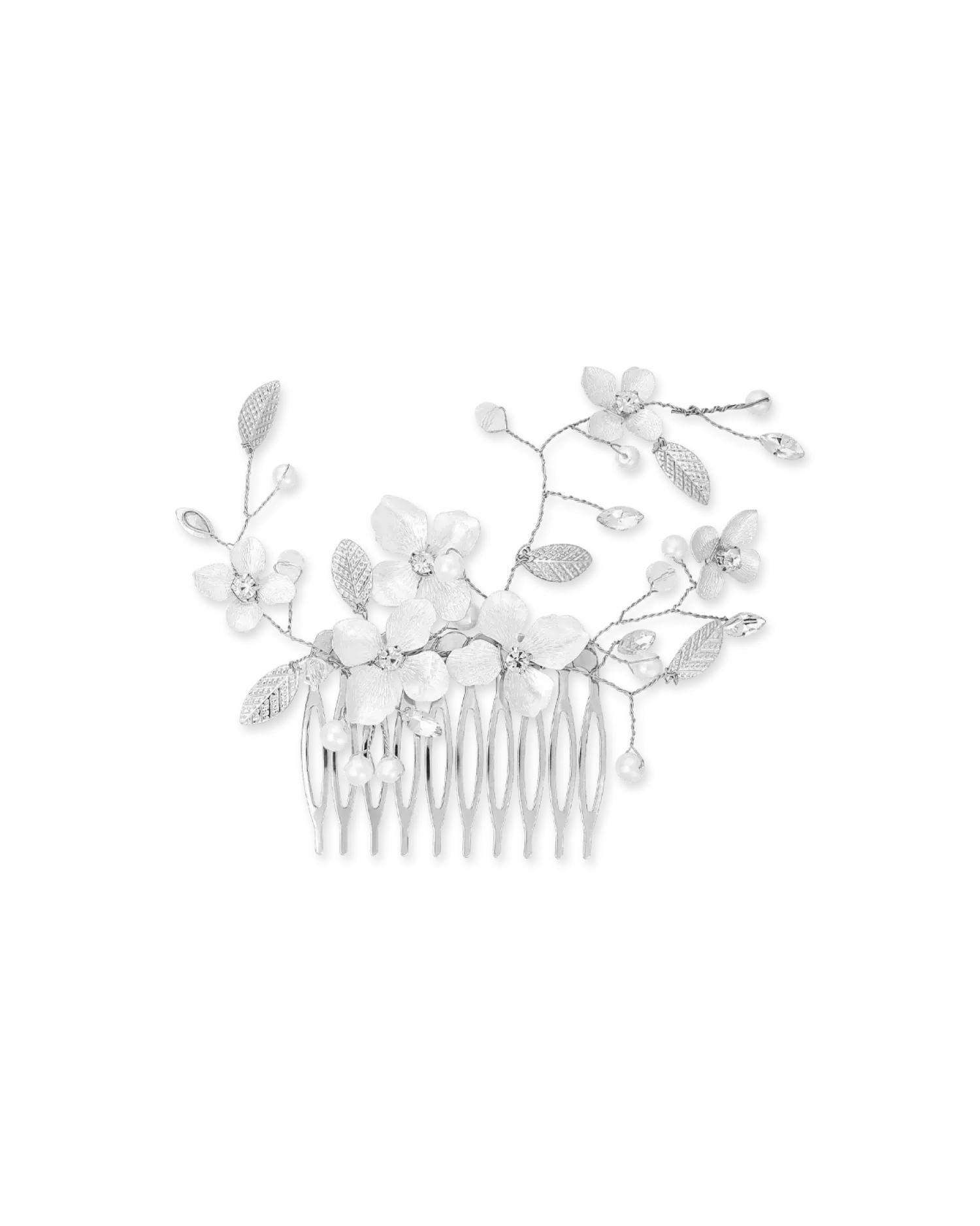 Bijou Brigitte Peigne à cheveux - White Blossom New