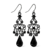 Bijou Brigitte Pendants d'oreilles - Black Spark Clearance