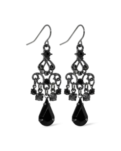 Bijou Brigitte Pendants d'oreilles - Black Spark Clearance