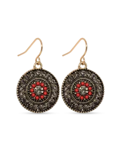 Bijou Brigitte Pendants d'oreilles - Brown Ornament Discount