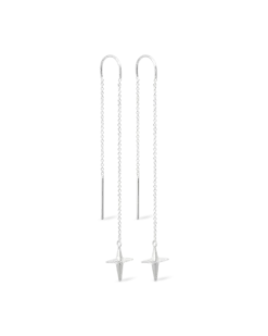 Bijou Brigitte Pendants d'oreilles - Chain Cross Hot