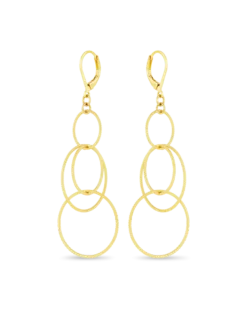 Bijou Brigitte Pendants d'oreilles - Fine Circles Hot
