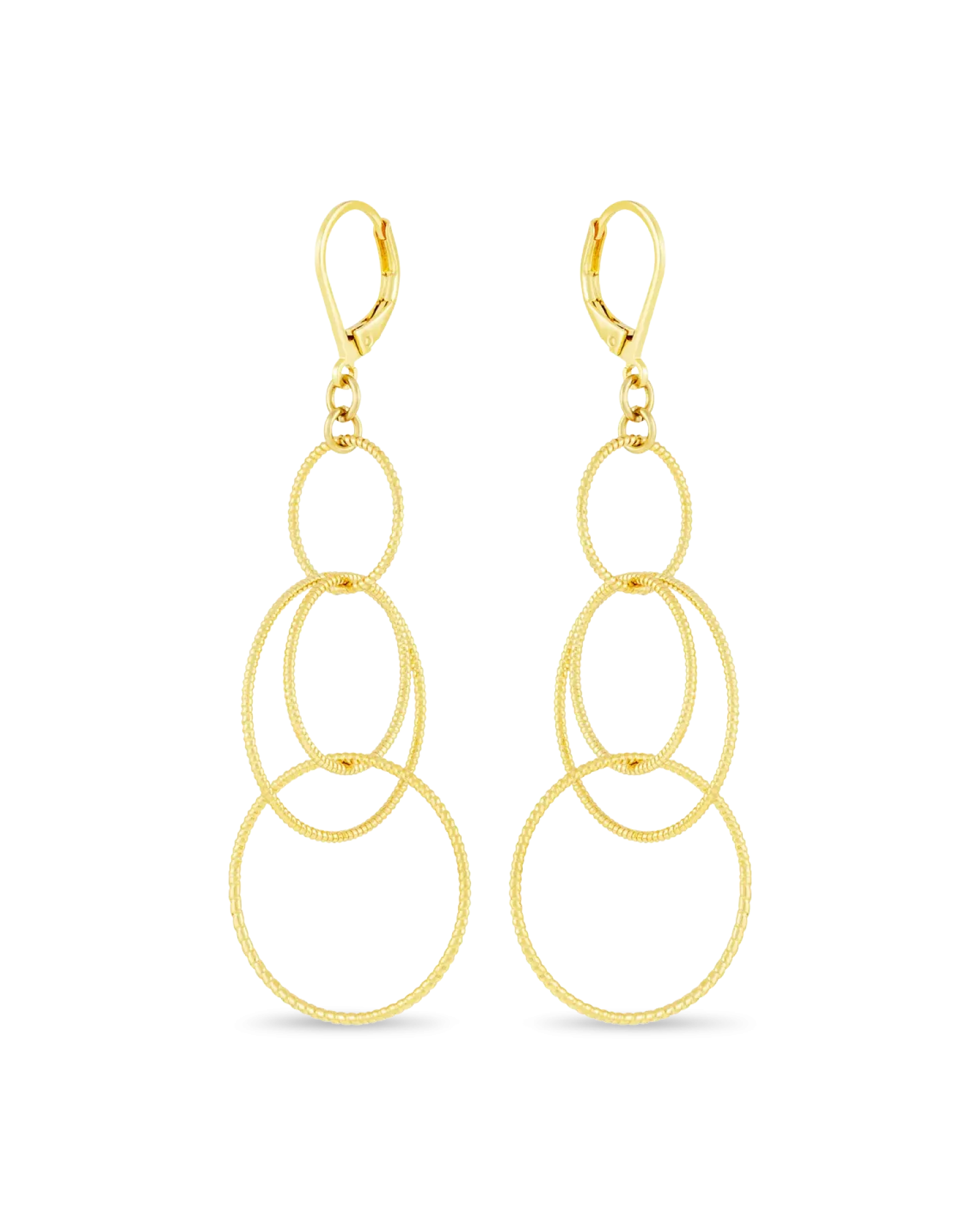 Bijou Brigitte Pendants d'oreilles - Fine Circles Hot