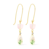 Bijou Brigitte Pendants d'oreilles - Floral Pearl Outlet