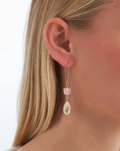 Bijou Brigitte Pendants d'oreilles - Floral Pearl Outlet