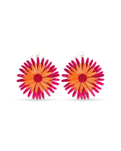 Bijou Brigitte Pendants d'oreilles - Fuchsia Bloom Sale