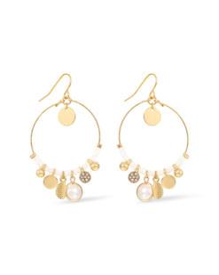 Bijou Brigitte Pendants d'oreilles - Golden Details Clearance