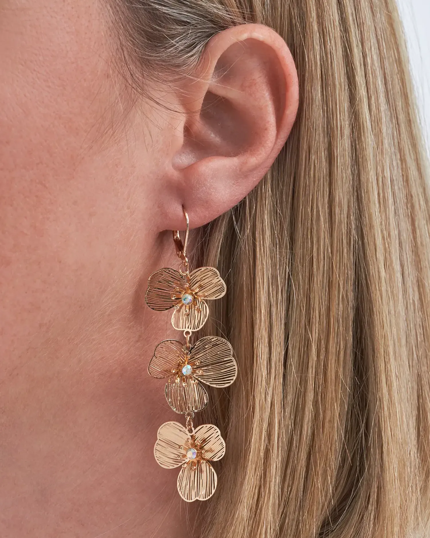 Bijou Brigitte Pendants d'oreilles - Golden Petals Outlet