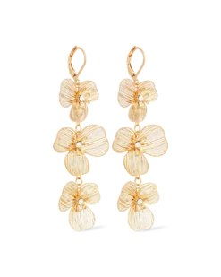 Bijou Brigitte Pendants d'oreilles - Golden Petals Outlet