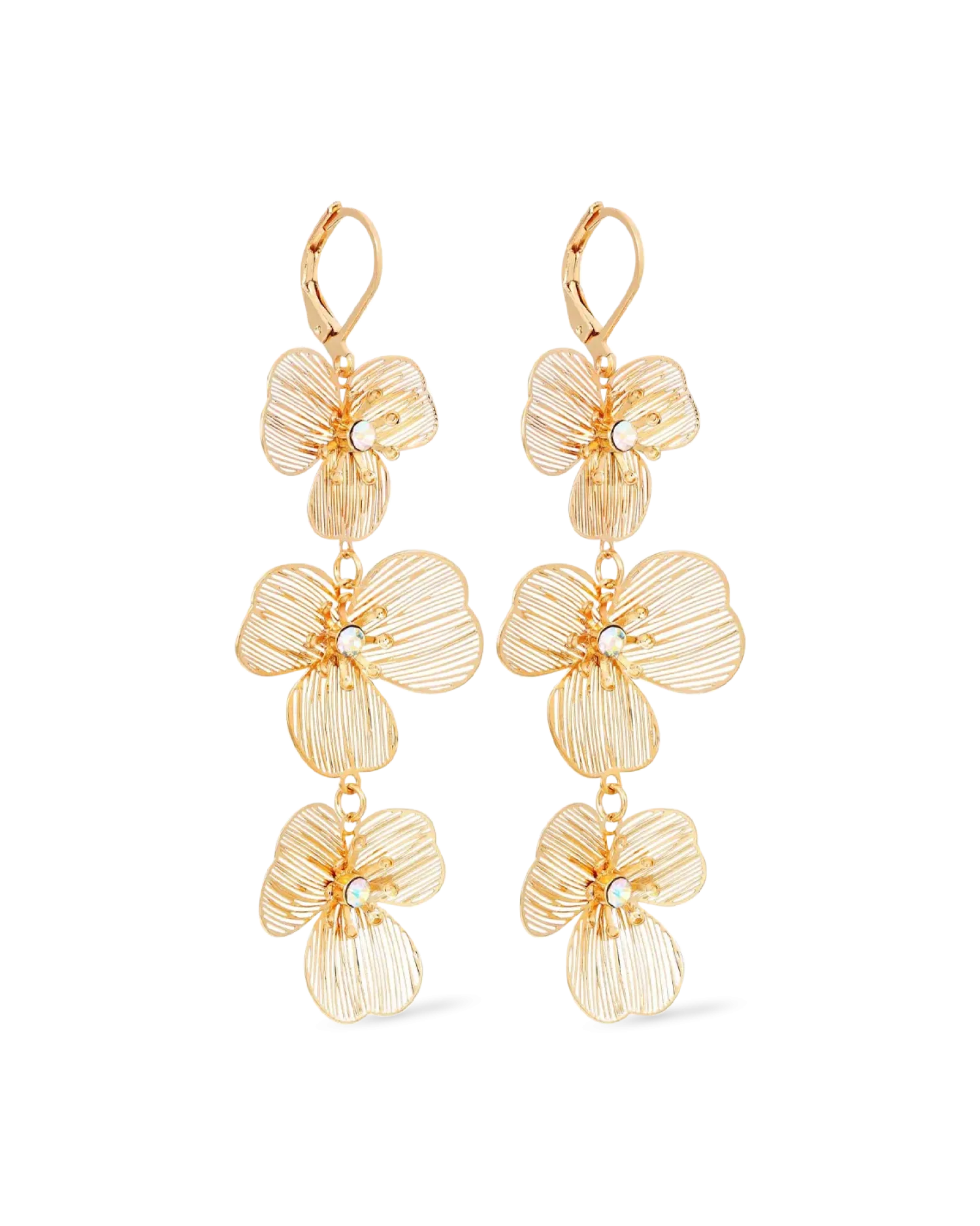 Bijou Brigitte Pendants d'oreilles - Golden Petals Outlet