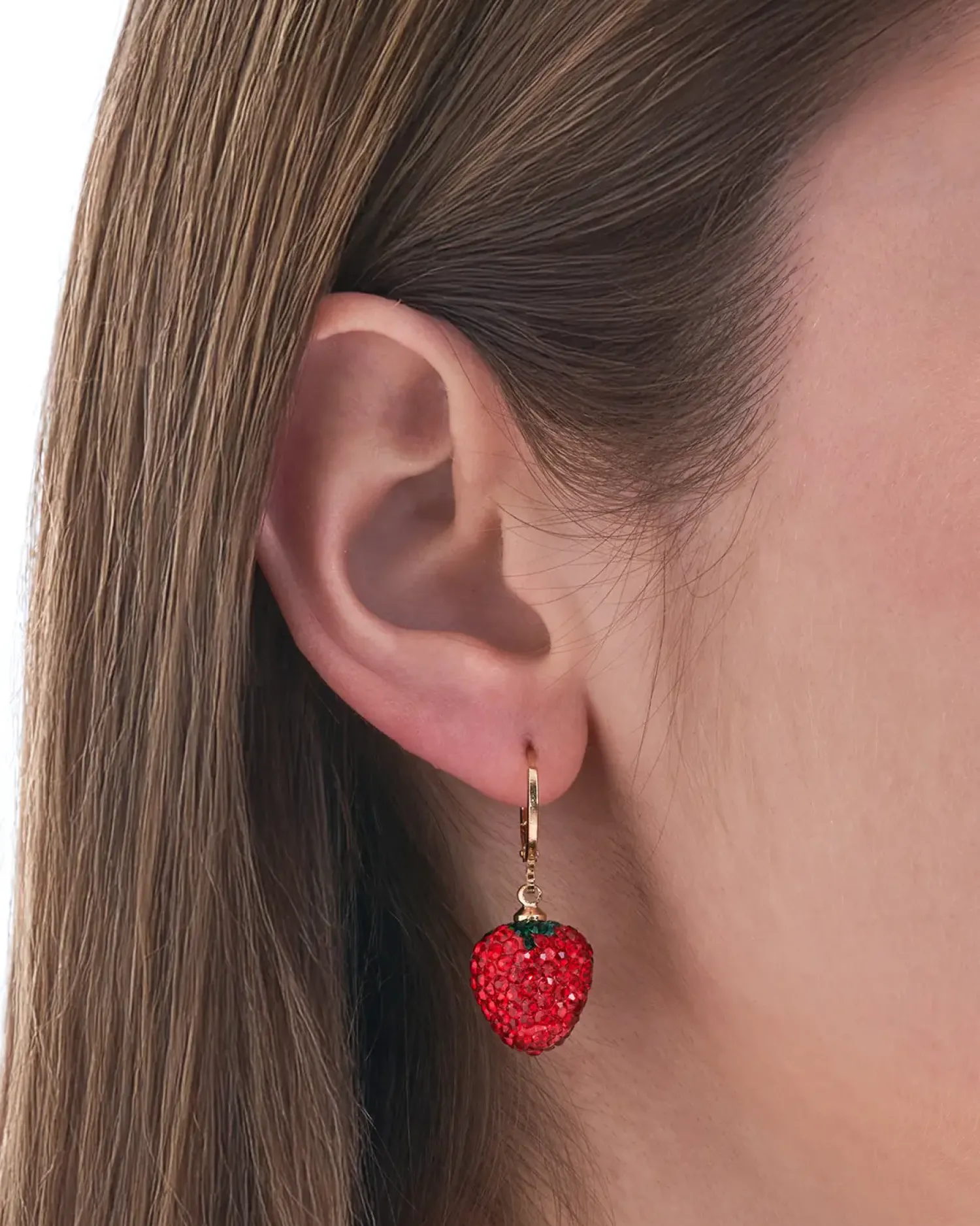 Bijou Brigitte Pendants d'oreilles - Lovely Strawberry Discount