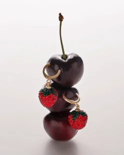 Bijou Brigitte Pendants d'oreilles - Lovely Strawberry Discount