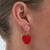 Bijou Brigitte Pendants d'oreilles - Red Hearts Discount