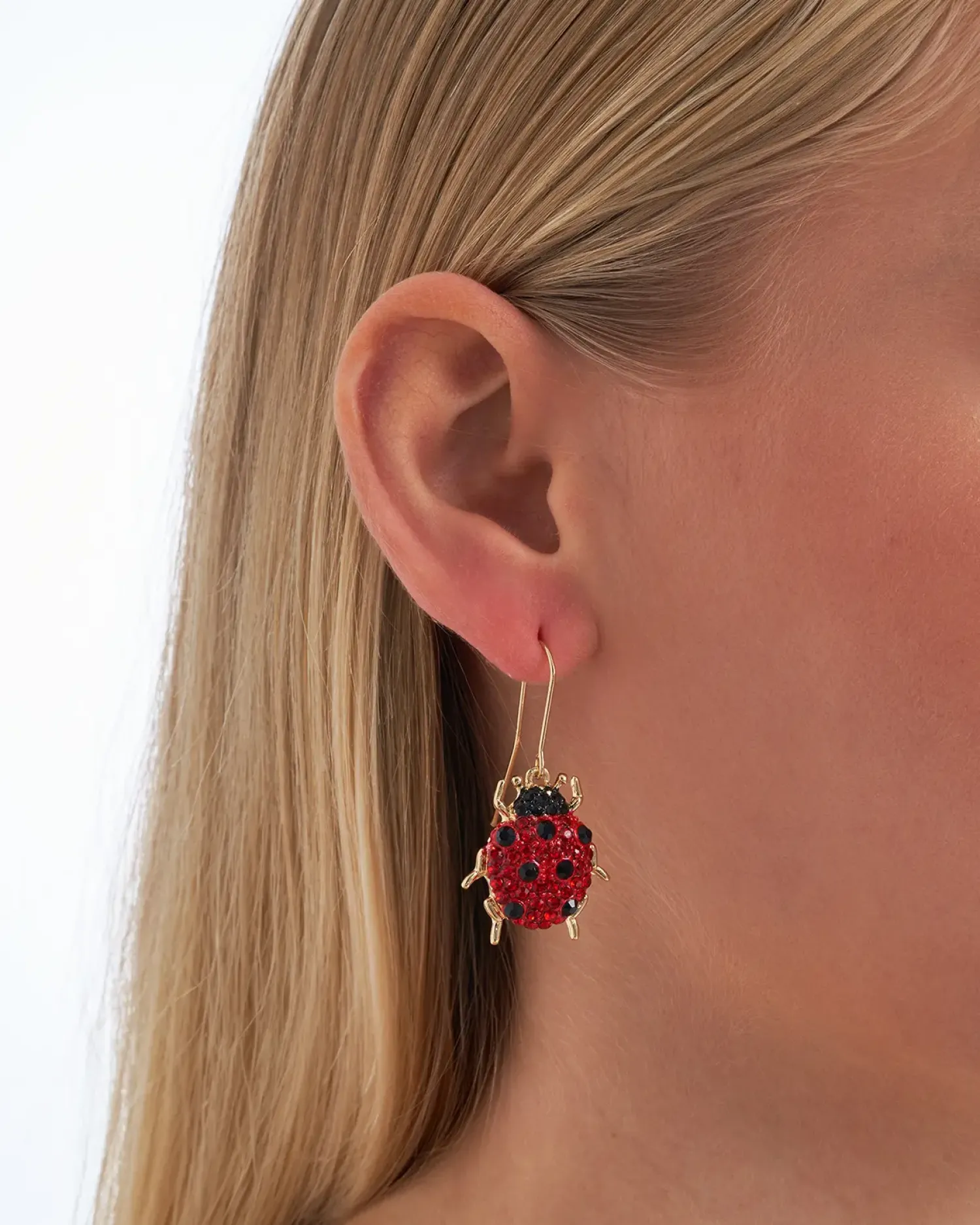 Bijou Brigitte Pendants d'oreilles - Red Luck Best