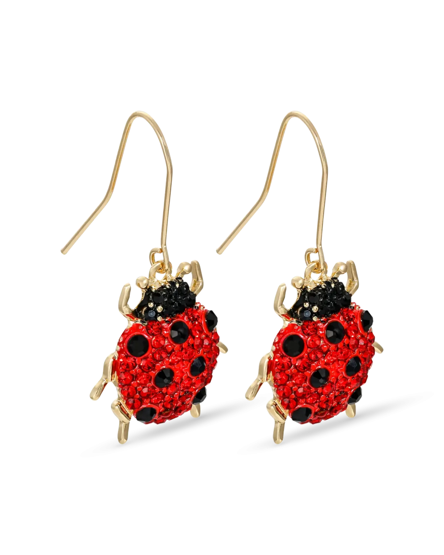 Bijou Brigitte Pendants d'oreilles - Red Luck Best