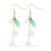 Bijou Brigitte Pendants d'oreilles - Rose Tulip