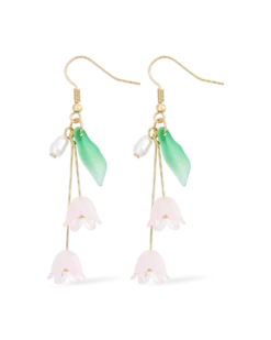 Bijou Brigitte Pendants d'oreilles - Rose Tulip