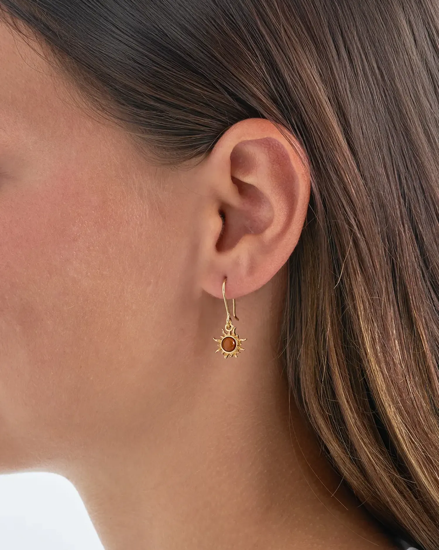 Bijou Brigitte Pendants d'oreilles - Sunny Amber Clearance
