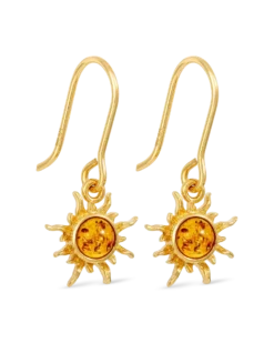 Bijou Brigitte Pendants d'oreilles - Sunny Amber Clearance