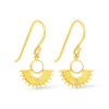 Bijou Brigitte Pendants d'oreilles - Sun Pearl Clearance
