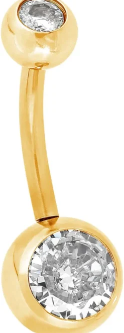 Bijou Brigitte Piercing - Golden Cubic Sale