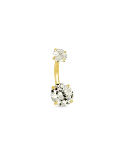 Bijou Brigitte Piercing - Golden Zirkonia Sale