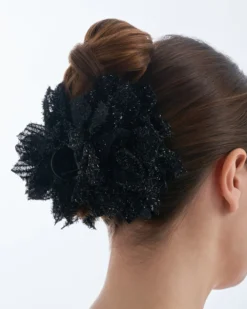 Bijou Brigitte Pince à cheveux - Black Glitter Sale