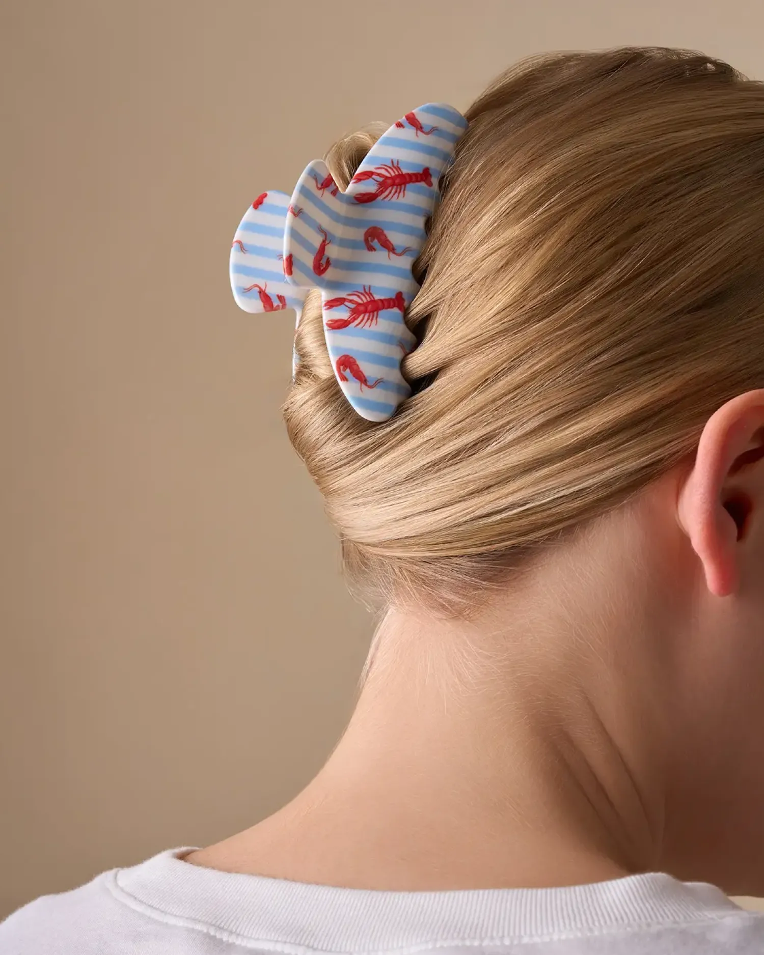 Bijou Brigitte Pince à cheveux - Blue Stripes