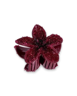 Bijou Brigitte Pince à cheveux - Burgundy Blossom Hot
