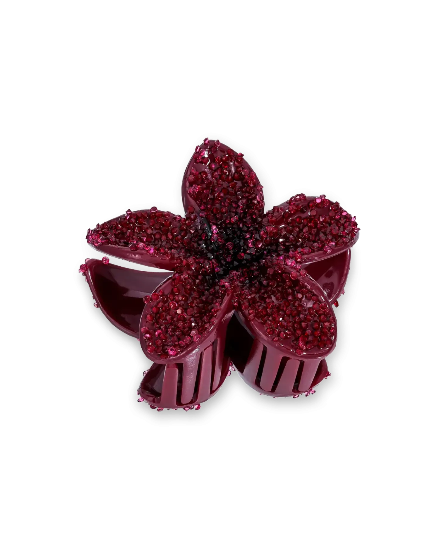 Bijou Brigitte Pince à cheveux - Burgundy Blossom Hot
