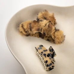 Bijou Brigitte Pince à cheveux - Cozy Leopard Online