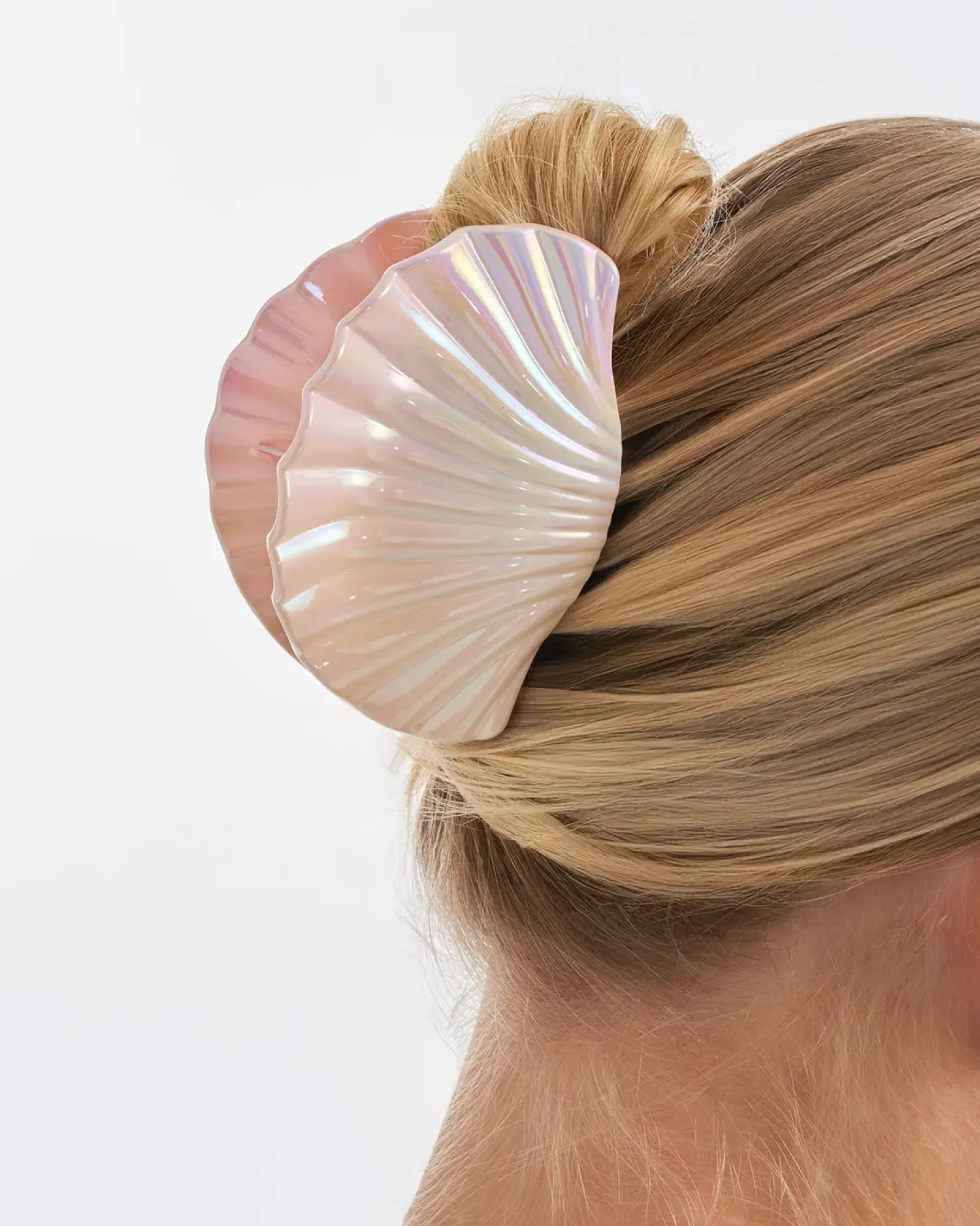 Bijou Brigitte Pince à cheveux - Glossy Shell Hot