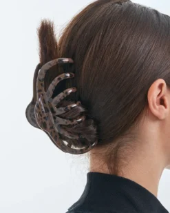 Bijou Brigitte Pince à cheveux - Mocha Leo Clearance