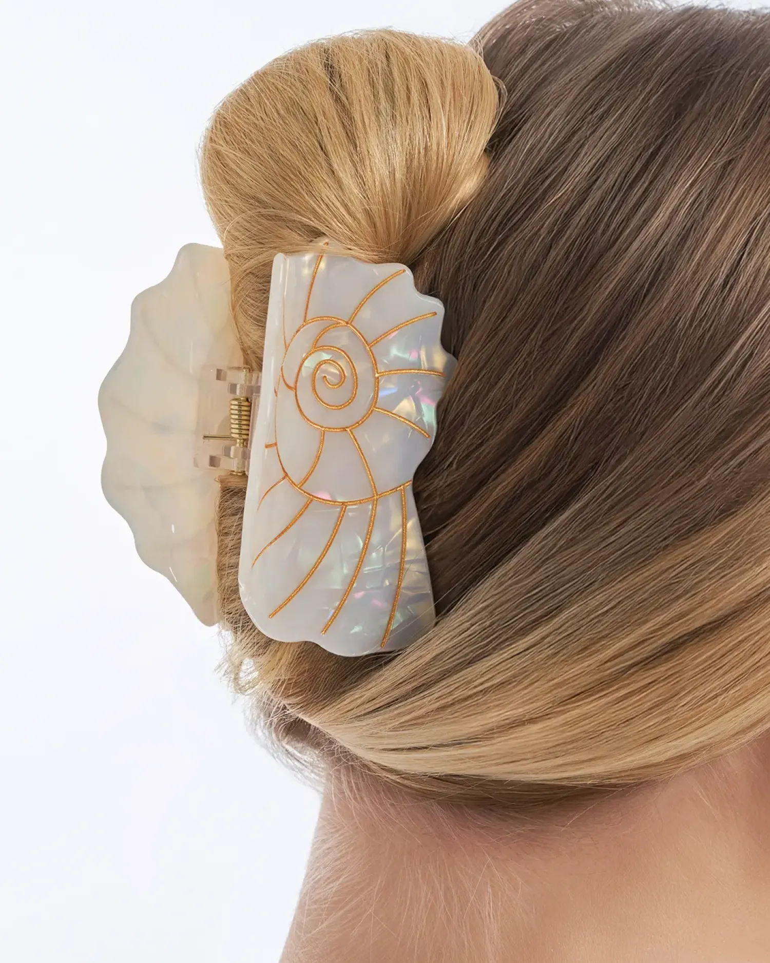 Bijou Brigitte Pince à cheveux - Ocean White Sale