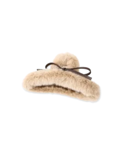 Bijou Brigitte Pince à cheveux - Taupe Fuzz Sale