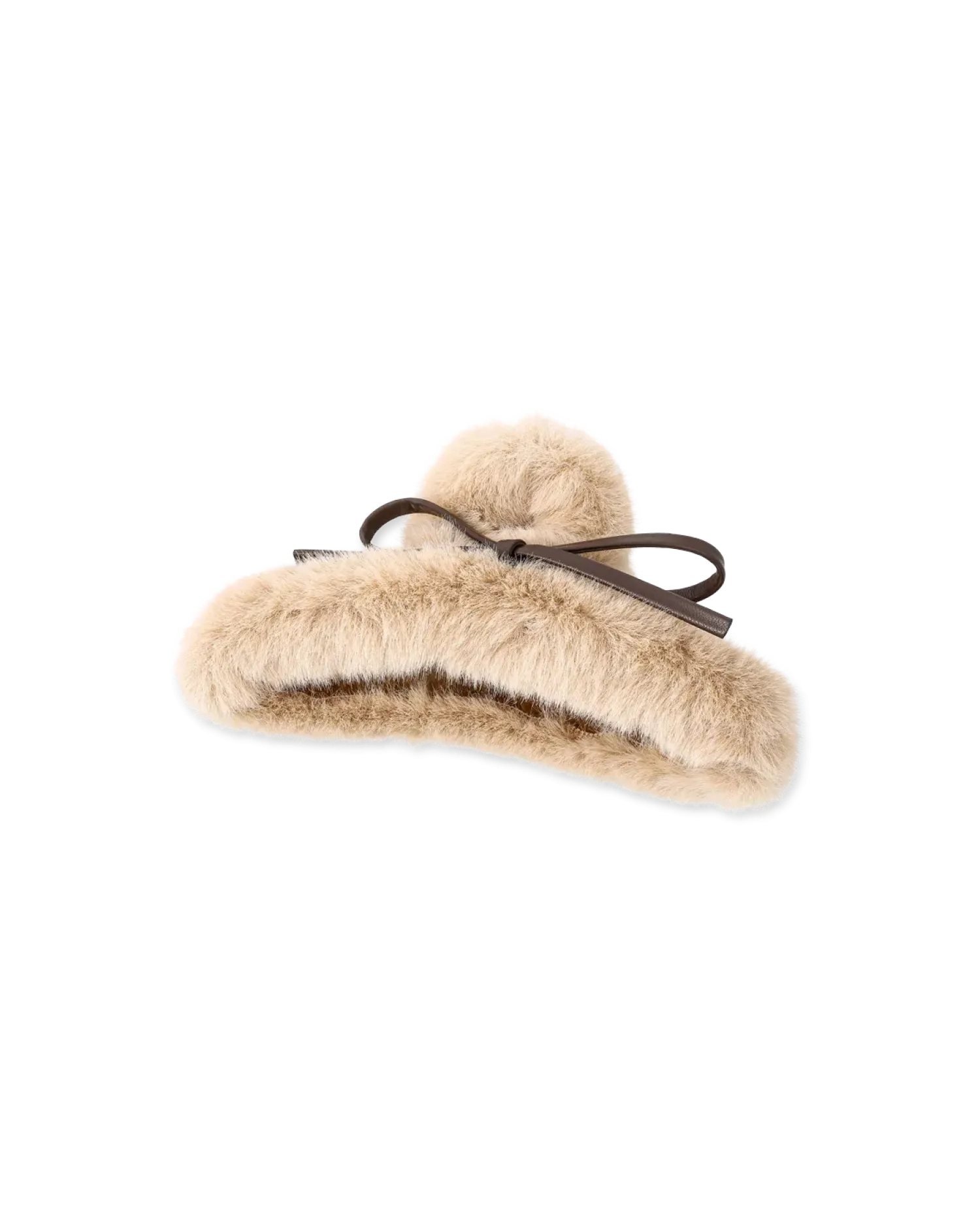 Bijou Brigitte Pince à cheveux - Taupe Fuzz Sale