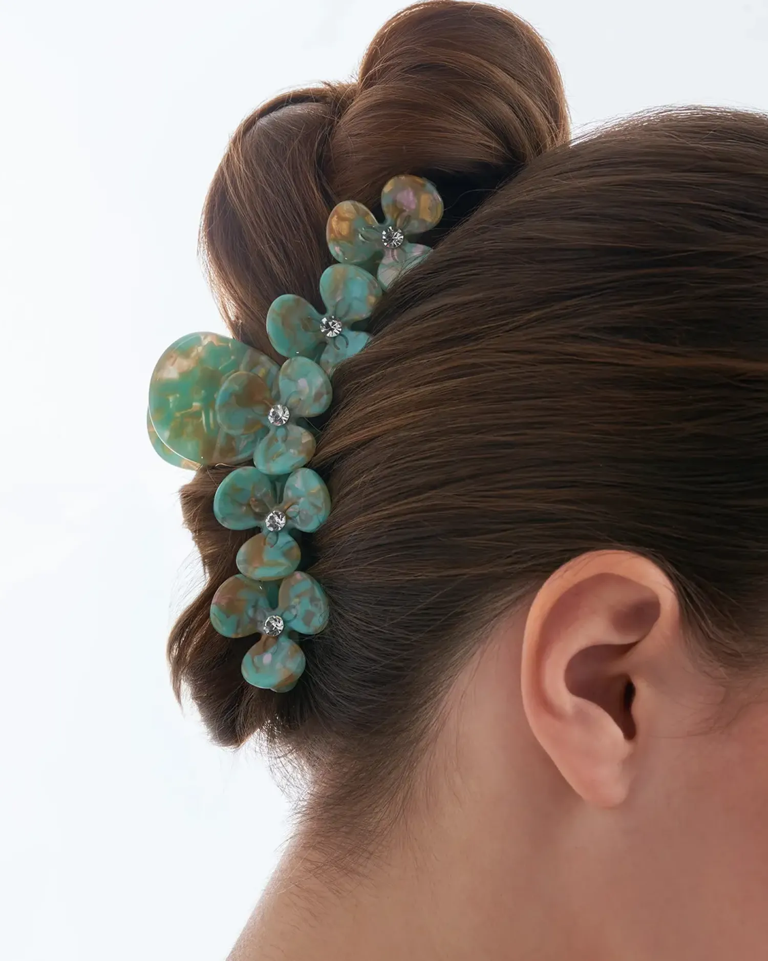 Bijou Brigitte Pince à cheveux - Turqouise Flower Sale