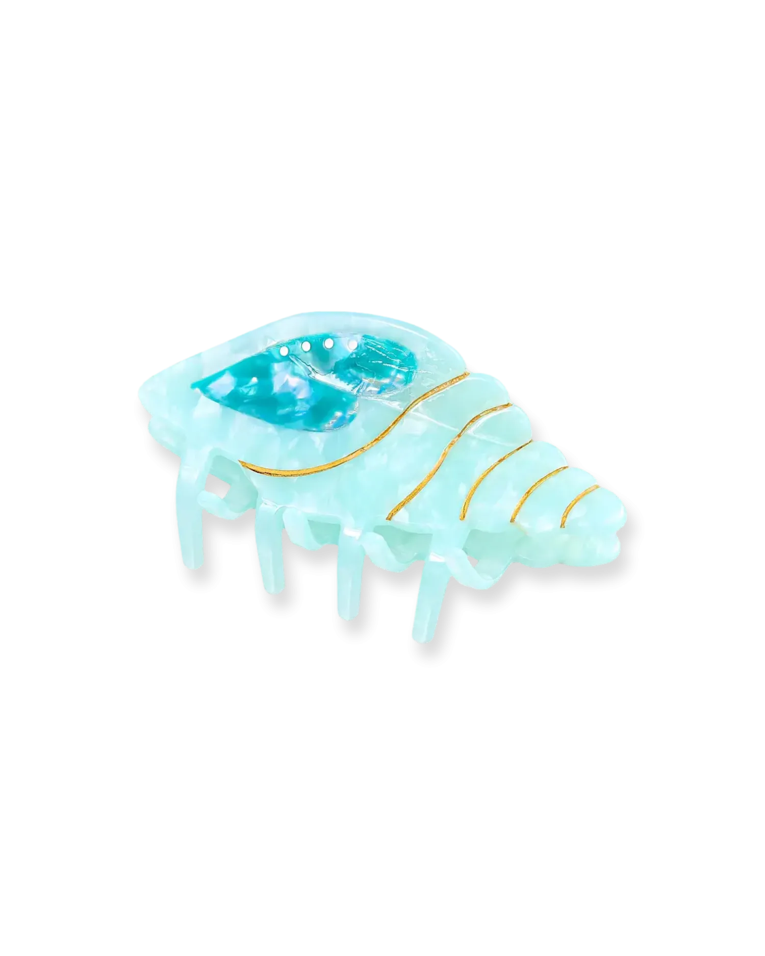 Bijou Brigitte Pince à cheveux - Turquoise Shell Best