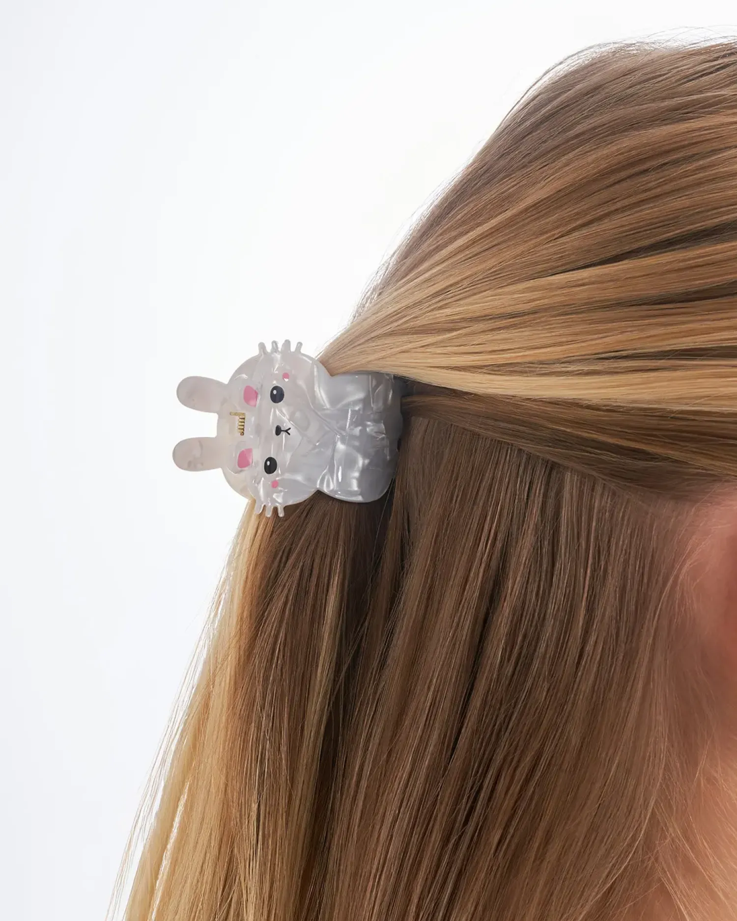 Bijou Brigitte Pince à cheveux - White Bunny Best