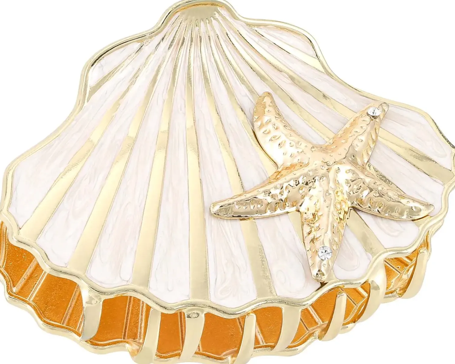 Bijou Brigitte Pince à cheveux - White Shell New