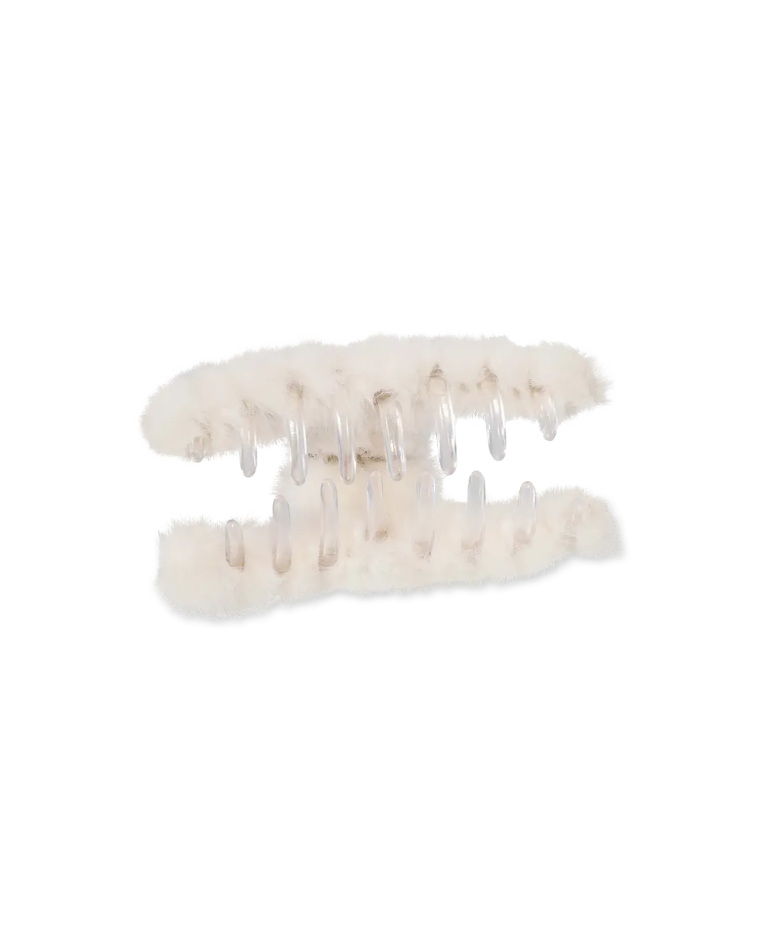 Bijou Brigitte Pince à cheveux - White Winter Discount