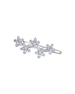 Bijou Brigitte Épingle à cheveux - Floral Silver