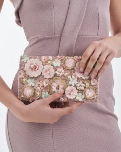 Bijou Brigitte Pochette - Floral Pink New