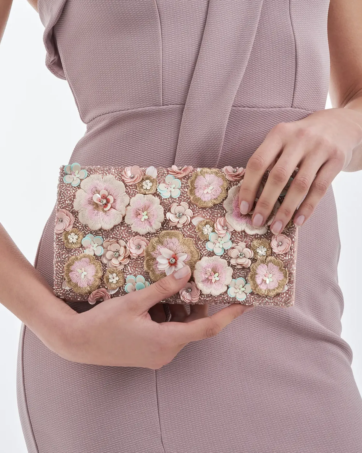Bijou Brigitte Pochette - Floral Pink New