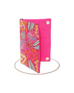Bijou Brigitte Pochette - Pink Blossom Hot